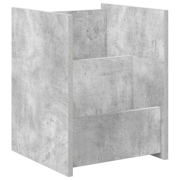 Beistelltisch Beton Grau 35 x 35 x 45 cm Holzwerkstoff