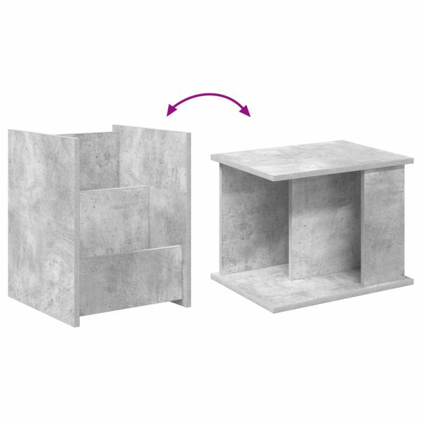 Beistelltisch Beton Grau 35 x 35 x 45 cm Holzwerkstoff
