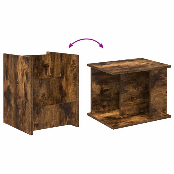 Beistelltisch Geräucherte Eiche 35 x 35 x 45 cm Holzwerkstoff