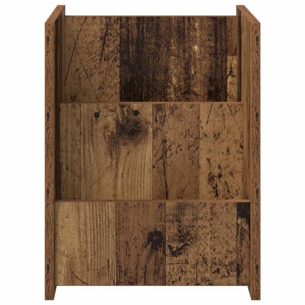 Beistelltisch mit Regal Altholz 35 x 35 x 45 cm Holzwerkstoff