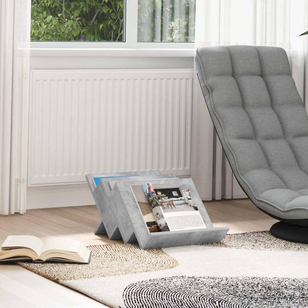 ARDEBO.de - Seitenschrank Beton Grau 57,5 x 40 x 42 cm Holzwerkstoff