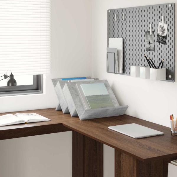 Seitenschrank Beton Grau 57,5 x 40 x 42 cm Holzwerkstoff