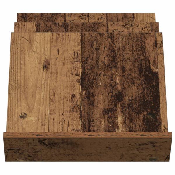 Seitenschrank mit Regal Altholz 57,5 x 40 x 42 cm Holzwerkstoff