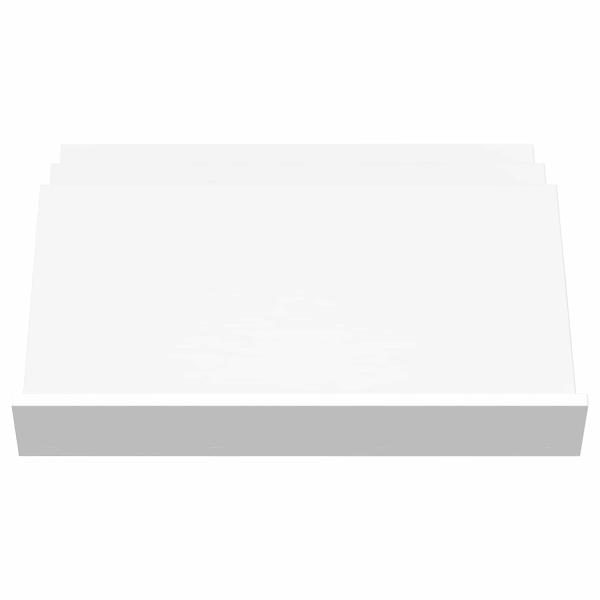 Seitenschrank mit Regal Weiß 65 x 57,5 x 42 cm Holzwerkstoff