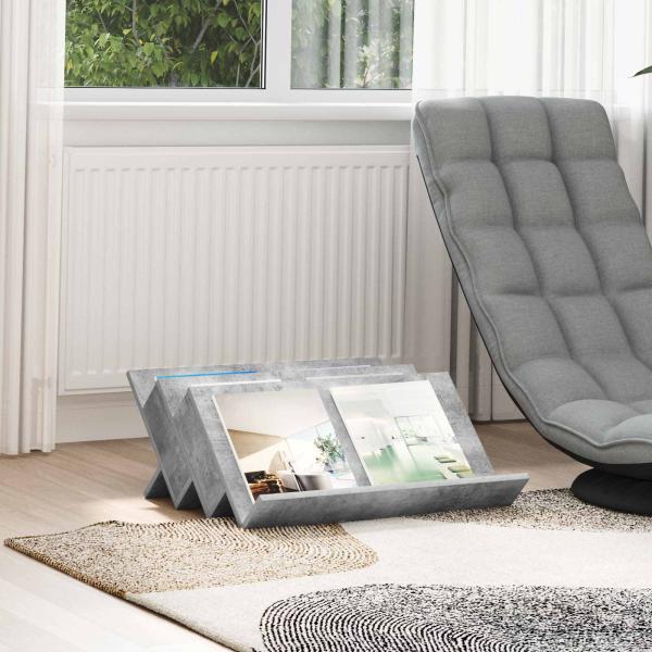 ARDEBO.de - Seitenschrank Beton Grau 65 x 57,5 x 42 cm Holzwerkstoff