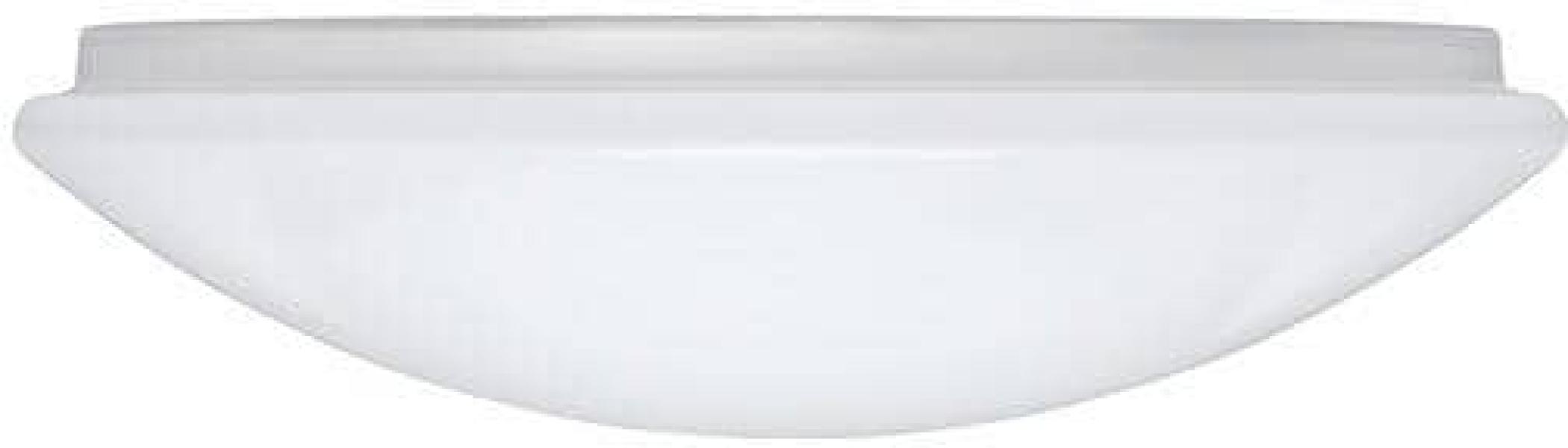 ARDEBO.de Floulite Weiler Runde, flache Wand- und Deckenleuchte mit LED-Technik, 3000lm, 24W, weiß (76113450)