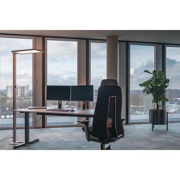 SLV WORKLIGHT Stehleuchte, Touch dimmbar, 79W, 4000K, silber (1006343)