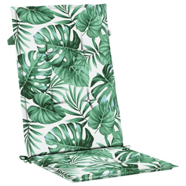 Gartenstühle mit Auflagen 8 Stk. Massivholz Teak