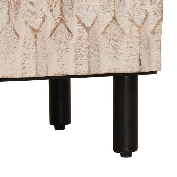 Sideboard Weiße gewaschene Oberfläche Massivholz Mango