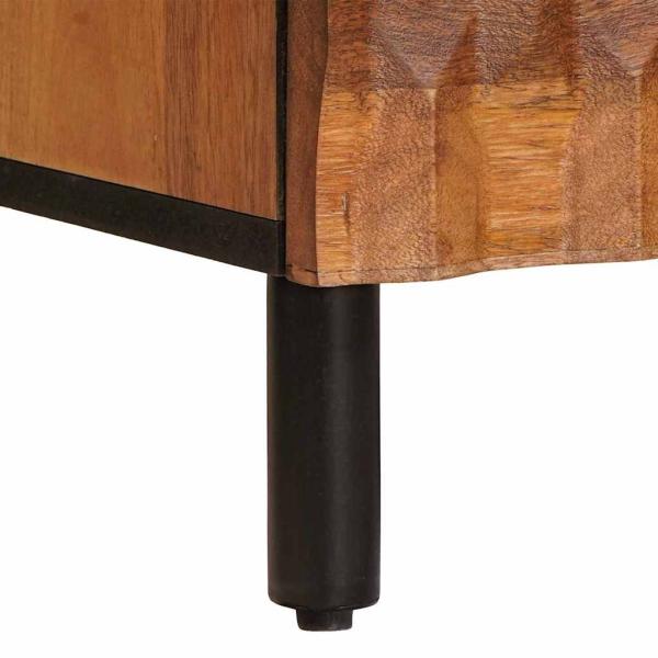 Sideboard Akazienbraune Oberfläche Massivholz Mango