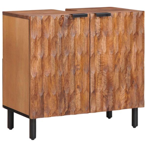 Badezimmer Sets mit Regal Akazie Braun Winish Massivholz Mango
