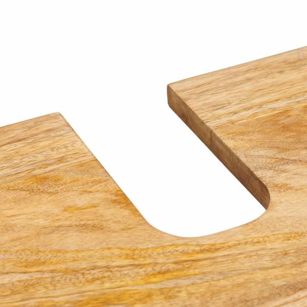 Badezimmer Sets mit Schubladen mit Regal Natur Massivholz Mango