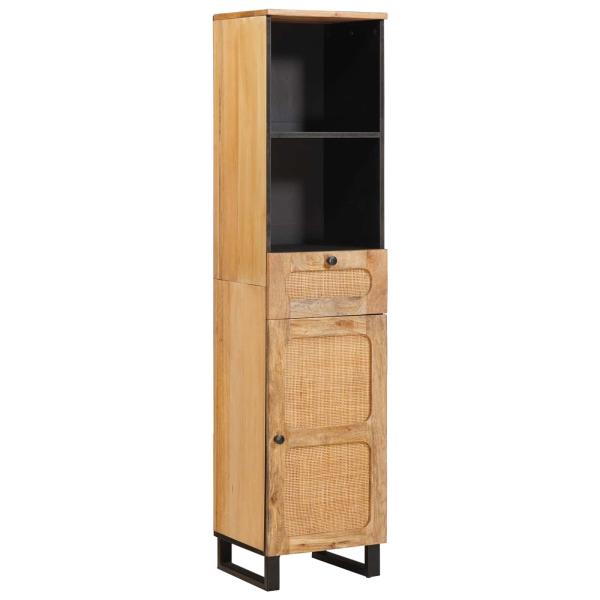 Badezimmer Sets mit Schubladen mit Regal Natur Massivholz Mango