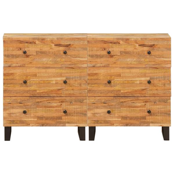 Sideboard Braun Massivholz Mango