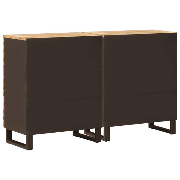 Sideboard Braun Massivholz Mango