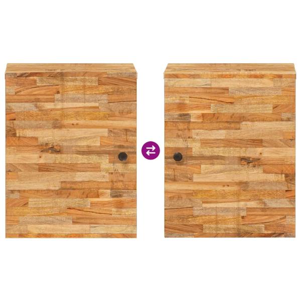 Badezimmer Sets mit Schubladen mit Regal Natur Massivholz Mango