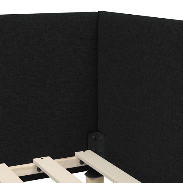 Eckbettgestell mit Matratze Sonstiges 2 pcs Grün Stoff