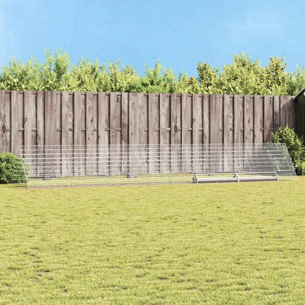 ARDEBO.de - Hühnerkäfig Silber 650 x 100 x 85 cm Verzinkter Stahl