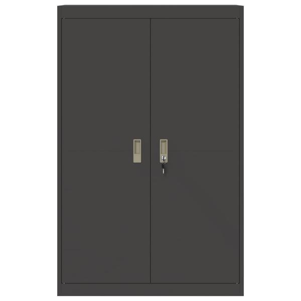 Aufbewahrungsschrank 2 pcs Schwarz 90 x 40 x 140 cm