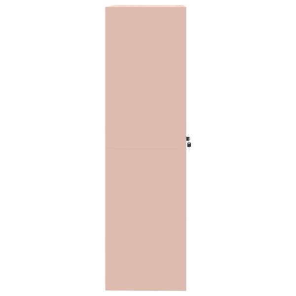 ARDEBO.de - Aufbewahrungsschrank mit Speicher 2 pcs Rosa 90 x 40 x 140 cm