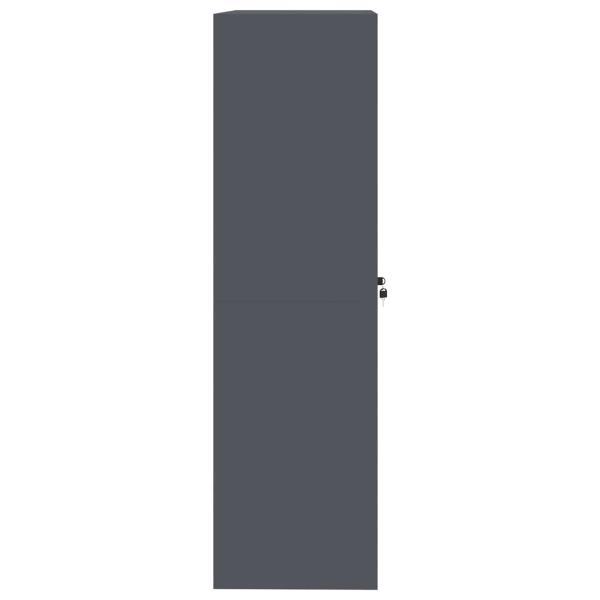 Aufbewahrungsschrank 2 pcs Anthrazit 90 x 40 x 140 cm