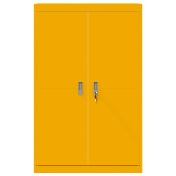 Aufbewahrungsschrank 2 pcs Senfgelb 90 x 40 x 140 cm