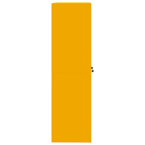 Aufbewahrungsschrank 2 pcs Senfgelb 90 x 40 x 140 cm