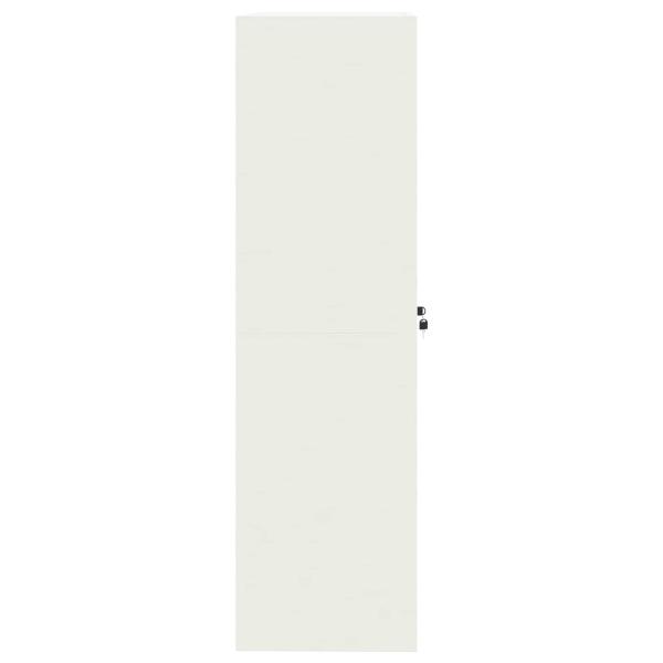 Aufbewahrungsschrank mit Speicher 2 pcs Weiß 90 x 40 x 140 cm