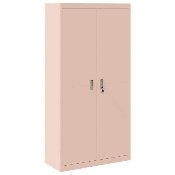 ARDEBO.de - Aufbewahrungsschrank mit Speicher 2 pcs Rosa 90 x 40 x 180 cm