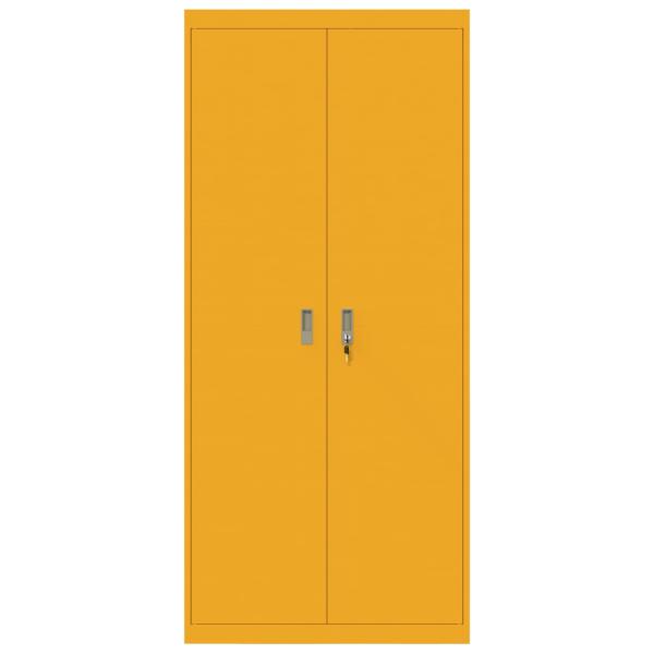 Aufbewahrungsschrank 2 pcs Senfgelb 90 x 40 x 200 cm