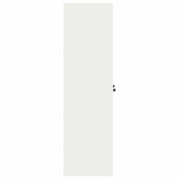 Aufbewahrungsschrank mit Speicher 2 pcs Weiß 80 x 40 x 140 cm