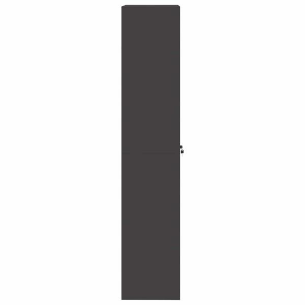 Aufbewahrungsschrank 2 pcs Schwarz 60 x 40 x 200 cm