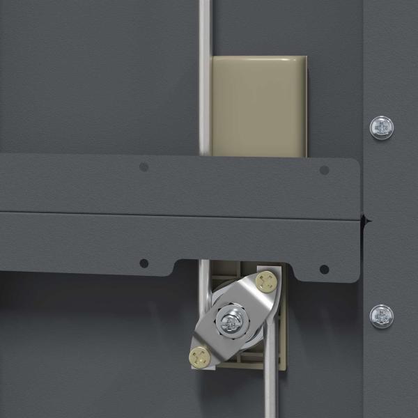 Aufbewahrungsschrank 2 pcs Anthrazit 60 x 40 x 200 cm