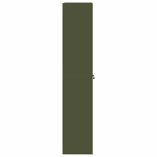 Aufbewahrungsschrank 2 pcs Olive Grün 60 x 40 x 200 cm