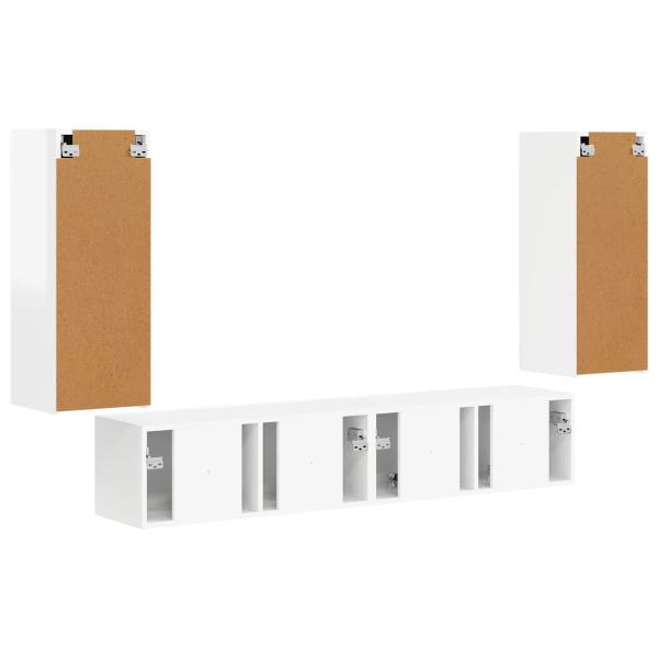 Hochglanz Weiß 78,5 x 30 x 29,5 cm