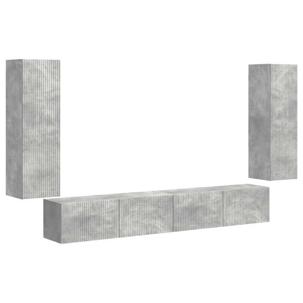Beton Grau 98 x 31 x 29,5 cm