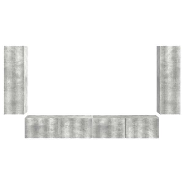 Beton Grau 98 x 31 x 29,5 cm