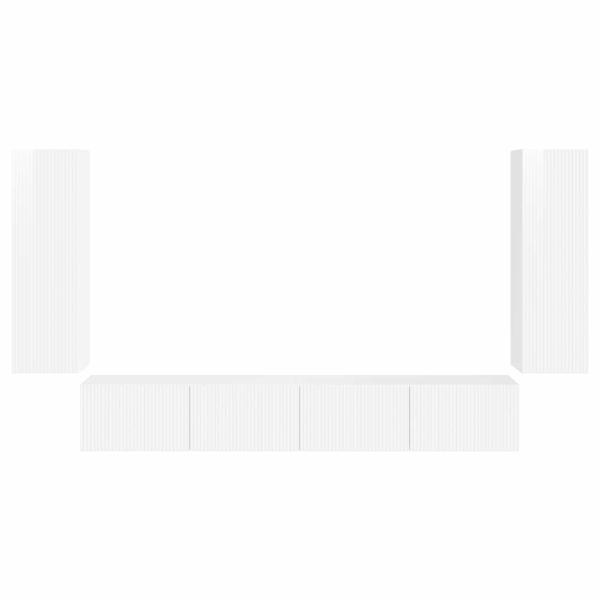 Hochglanz Weiß 98 x 31 x 29,5 cm