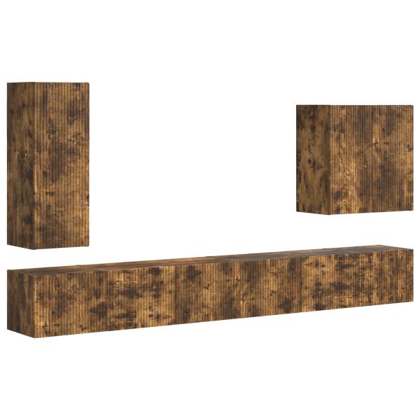 6 pcs Geräucherte Eiche