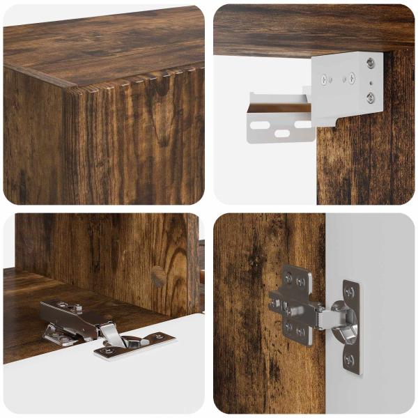 6 pcs Geräucherte Eiche