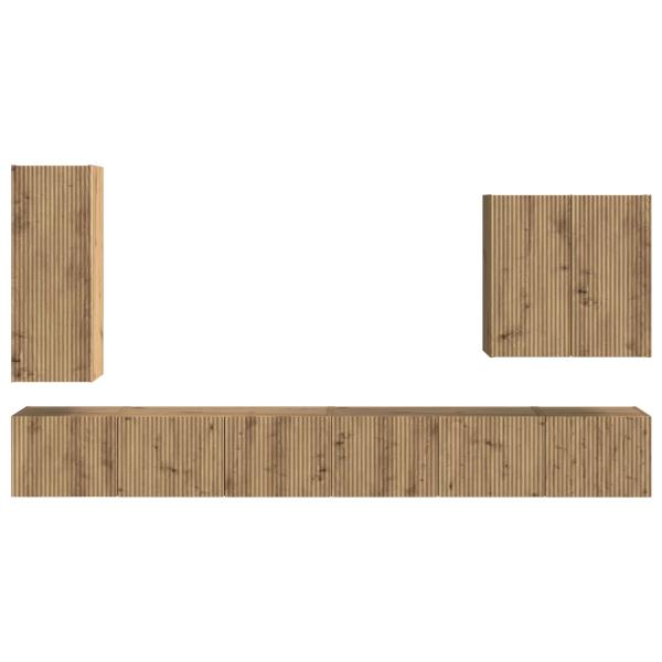 6 pcs Artisan-Eiche