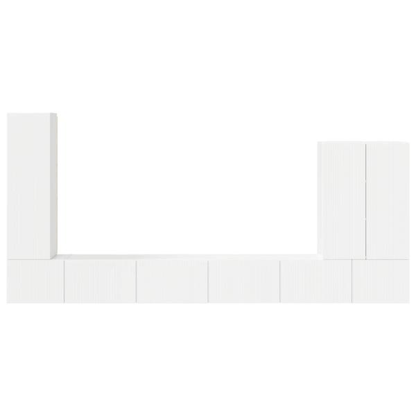 6 pcs Hochglanz Weiß