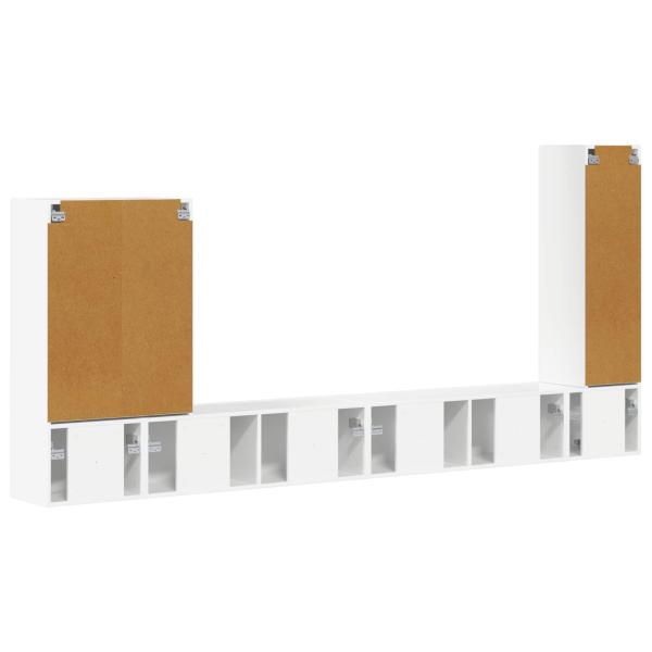 6 pcs Hochglanz Weiß