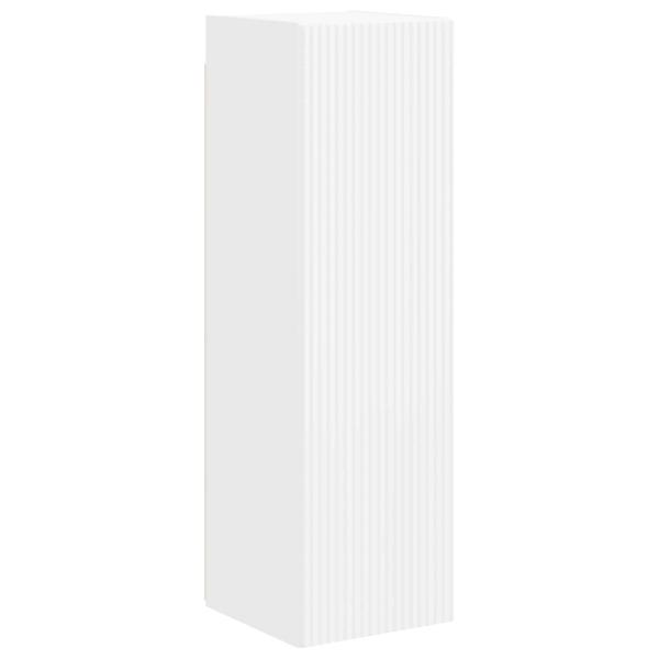 TV-Schrankset Wandmontiert 3 pcs Weiß Holzwerkstoff