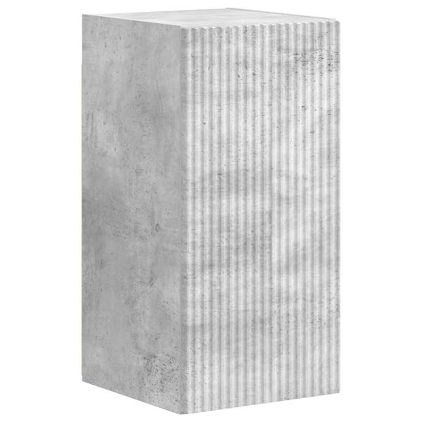 TV-Schrankset Wandmontiert 3 pcs Beton Grau Holzwerkstoff