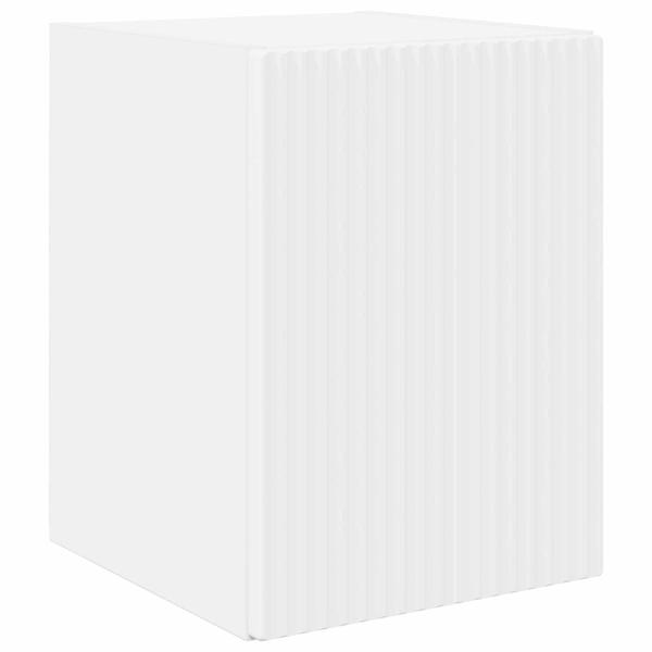 TV-Schrankset Wandmontiert 4 pcs Weiß Holzwerkstoff