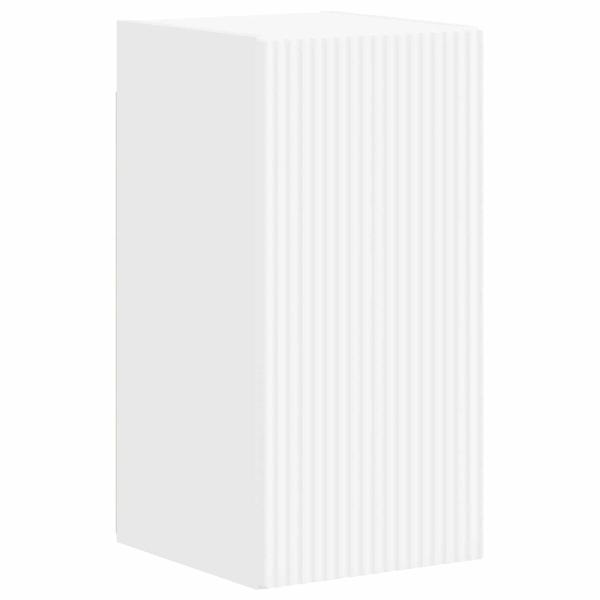 TV-Schrankset Wandmontiert 4 pcs Weiß Holzwerkstoff