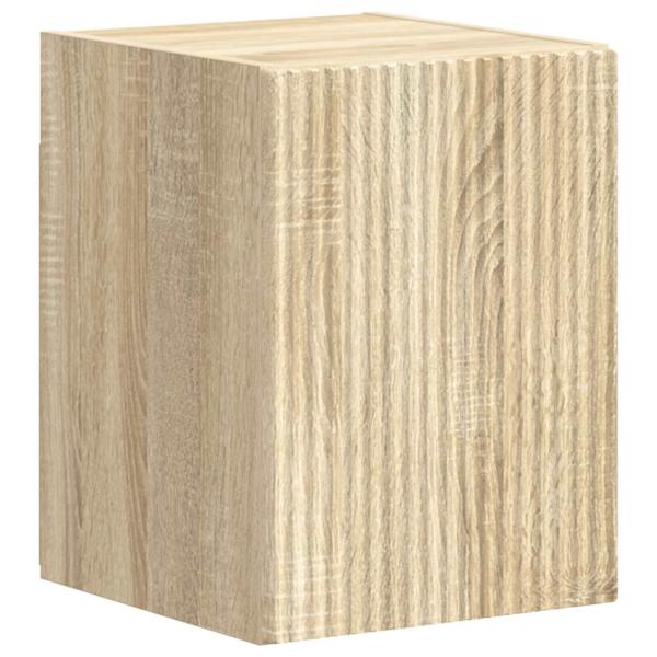 TV-Schrankset Wandmontiert 4 pcs Sonoma-Eiche Holzwerkstoff