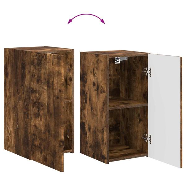 TV-Schrankset 4 pcs Geräucherte Eiche Holzwerkstoff