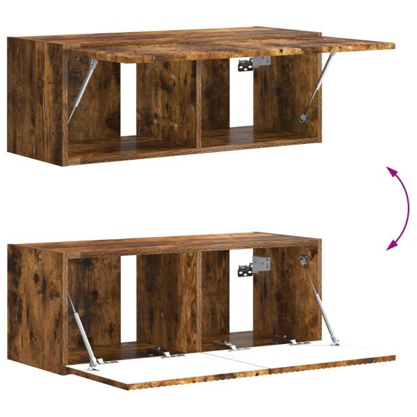 TV-Schrankset 6 pcs Geräucherte Eiche Holzwerkstoff